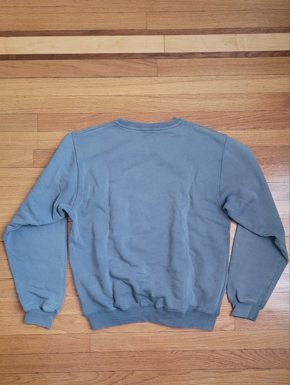 DJERF AVENUE STAPLE SWEATSHIRT WASHED GREY - Picture 5 of 6